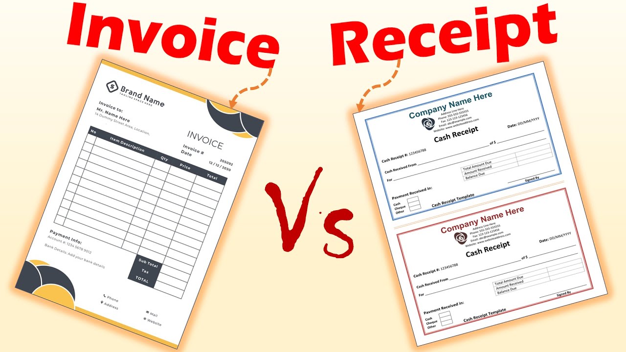 Invoice vs Bill vs Receipt: Everything You Need to Know!